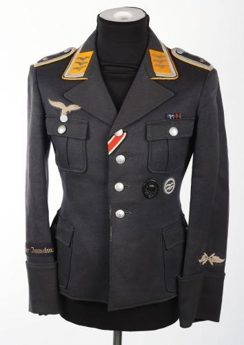 WW2 German Luftwaffe NCO's Four Pocket Service Dress Tunic