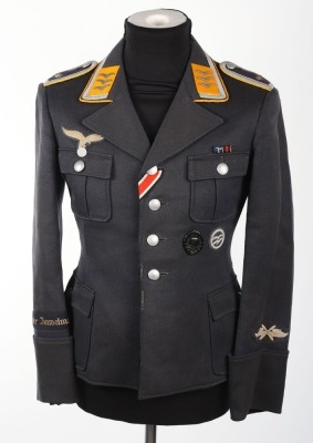 WW2 German Luftwaffe NCO's Four Pocket Service Dress Tunic