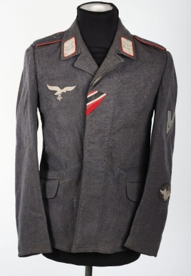 WW2 German Luftwaffe General Goring Artillery Regiment Other Ranks Flieger Blouse - 2