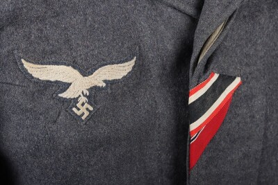 WW2 German Luftwaffe General Goring Artillery Regiment Other Ranks Flieger Blouse - 6