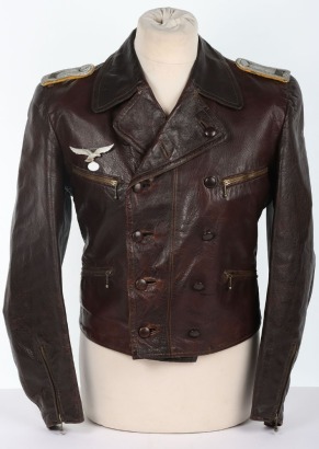 WW2 German Luftwaffe Fighter Pilots Flying Jacket