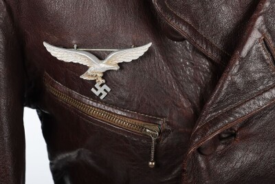 WW2 German Luftwaffe Fighter Pilots Flying Jacket - 8