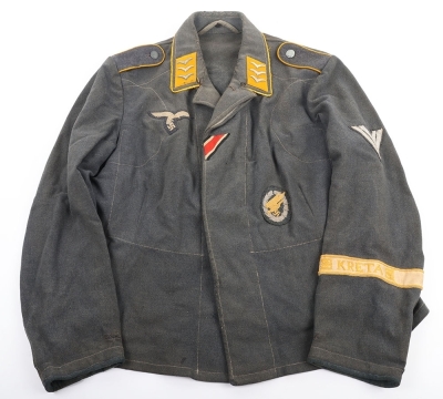 WW2 German Luftwaffe Paratroopers (Fallschirmjager) Obergefreiter Fliegerbluse - 2