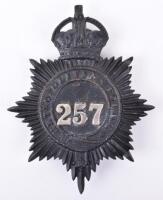 Metropolitan Police Helmet Plate ’L ’ Division Lambeth Kings crown