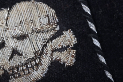 Third Reich Allgemeine-SS Black Wool NCO Service Tunic of SS-Regiment Th&uuml;ringen - 14