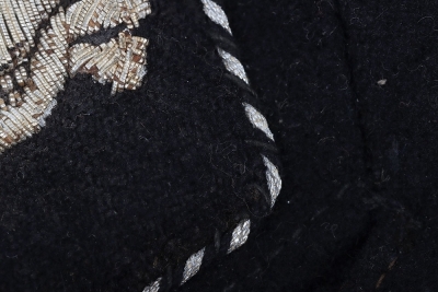 Third Reich Allgemeine-SS Black Wool NCO Service Tunic of SS-Regiment Th&uuml;ringen - 15