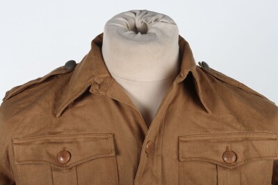 Third Reich Hitler Youth (Hitlerjugend) Brown Service Shirt - 6