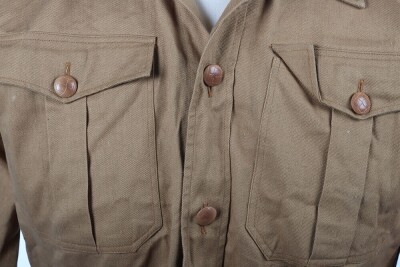 Third Reich Hitler Youth (Hitlerjugend) Brown Service Shirt of the Reichsfinanz-Schule der Allgemeine Hitlerjugend - 8