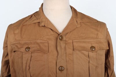 Third Reich Hitler Youth (Hitlerjugend) Brown Service Shirt - 2