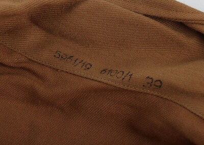 Third Reich Hitler Youth (Hitlerjugend) Brown Service Shirt - 6