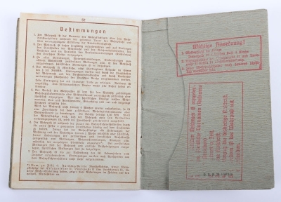 WW2 German Wehrpass of Leutnant Josef Schwan - 19