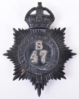 Sergeants Metropolitan Police Helmet Plate ’S’ Division Hampstead Kings crown