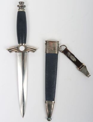 Third Reich NSFK Flyers Dagger by Gebruder Heller