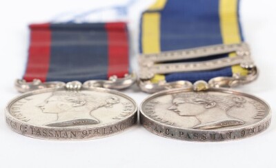 Victorian Campaign Medal Pair for Service in India with the 9th Lancers - 6