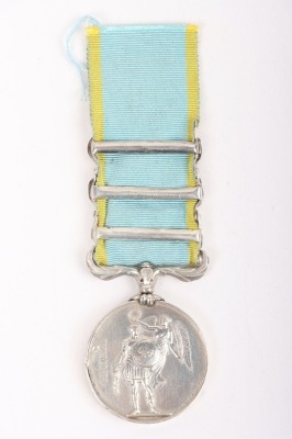 Crimea Campaign Medal to a Recipient in the 49th (Princess Charlotte of Wales&rsquo;s) (Hertfordshire Regiment) Who Was Killed in Action in the Attack on the Quarries at Sebastopol - 2