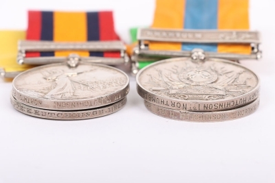 An interesting &lsquo;African Service&rsquo; group of 4 medals to a recipient in the Northumberland Fusiliers who was taken prisoner of war during the disastrous action at Stormberg on 10th December 1899 when the 2nd Battalion suffered neatly 400 casualties. - 6