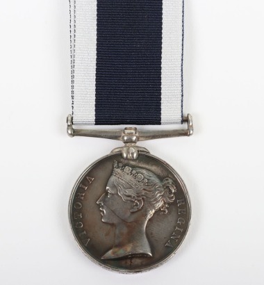 Victorian Royal Navy Long Service and Good Conduct Medal HMS Crocodile