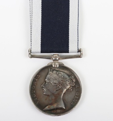 Victorian Royal Navy Long Service and Good Conduct Medal HMS Crocodile