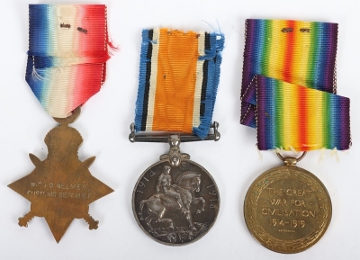 Rare Great War 1914-15 Star Trio of Medals to the Indian Army for service in East Africa - 2
