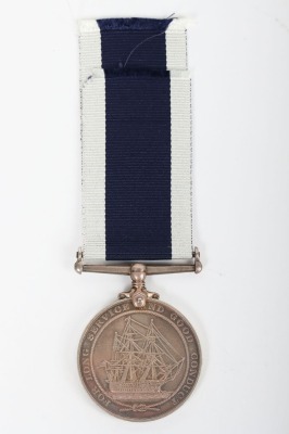Royal Navy Long Service and Good Conduct Medal to a Leading Cook on HMS Victory - 2