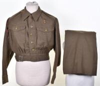 WW2 ATS Battle Dress Uniform Set