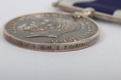 Royal Navy Long Service and Good Conduct Medal to a Blacksmith, HMS Pembroke - 8