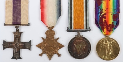 The outstanding and poignant Great War medal grouping to 3 brothers of the Robertson family from Aberdeen, two of whom died of wounds with 1 having previously been awarded the Military Cross being called the &ldquo;Fighting Parson&rdquo; by his local newspaper. - 2