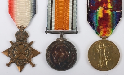 The outstanding and poignant Great War medal grouping to 3 brothers of the Robertson family from Aberdeen, two of whom died of wounds with 1 having previously been awarded the Military Cross being called the &ldquo;Fighting Parson&rdquo; by his local newspaper. - 3