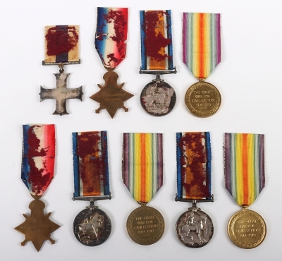 The outstanding and poignant Great War medal grouping to 3 brothers of the Robertson family from Aberdeen, two of whom died of wounds with 1 having previously been awarded the Military Cross being called the &ldquo;Fighting Parson&rdquo; by his local newspaper. - 8