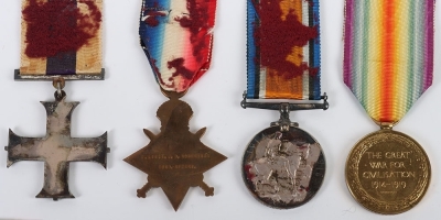 The outstanding and poignant Great War medal grouping to 3 brothers of the Robertson family from Aberdeen, two of whom died of wounds with 1 having previously been awarded the Military Cross being called the &ldquo;Fighting Parson&rdquo; by his local newspaper. - 9