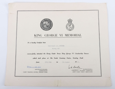 A Well-Documented Second World War Group of 6 Medals to an Officer in the Royal Army Service Corps who Having Served in Africa, Italy and Northwest Europe, was Invalided out of the Service Due to Shell Shock - 9