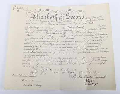 A Well-Documented Second World War Group of 6 Medals to an Officer in the Royal Army Service Corps who Having Served in Africa, Italy and Northwest Europe, was Invalided out of the Service Due to Shell Shock - 11