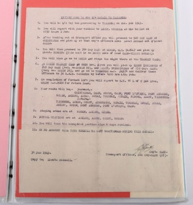A Well-Documented Second World War Group of 6 Medals to an Officer in the Royal Army Service Corps who Having Served in Africa, Italy and Northwest Europe, was Invalided out of the Service Due to Shell Shock - 18