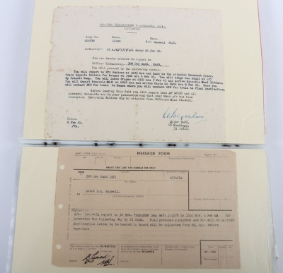 A Well-Documented Second World War Group of 6 Medals to an Officer in the Royal Army Service Corps who Having Served in Africa, Italy and Northwest Europe, was Invalided out of the Service Due to Shell Shock - 21