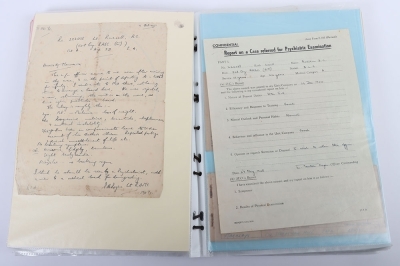 A Well-Documented Second World War Group of 6 Medals to an Officer in the Royal Army Service Corps who Having Served in Africa, Italy and Northwest Europe, was Invalided out of the Service Due to Shell Shock - 22