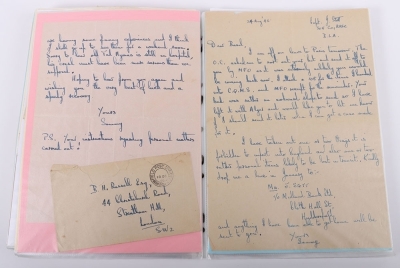 A Well-Documented Second World War Group of 6 Medals to an Officer in the Royal Army Service Corps who Having Served in Africa, Italy and Northwest Europe, was Invalided out of the Service Due to Shell Shock - 26