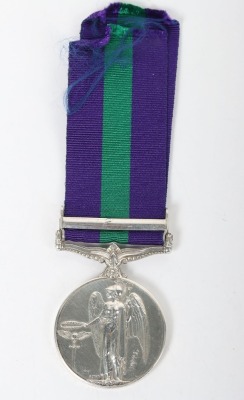 General Service Medal 1918-62 to the Coldstream Guards for the post war conflict in Palestine, - 2