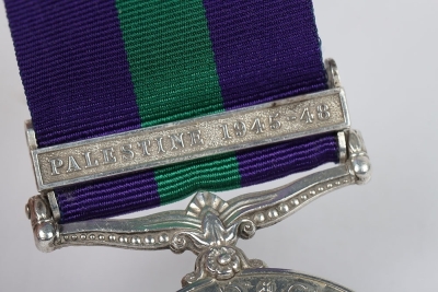 General Service Medal 1918-62 to the Coldstream Guards for the post war conflict in Palestine, - 3