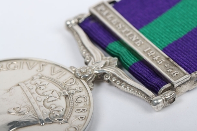 General Service Medal 1918-62 to the Coldstream Guards for the post war conflict in Palestine, - 5