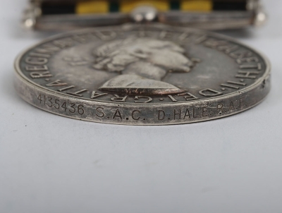 Africa General Service Medal to the Royal Air Force for the Mau Mau Rebellion - 4