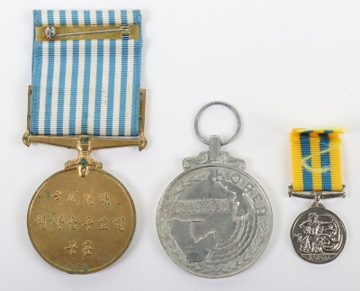 A collection of medals for service in the Korean War - 2