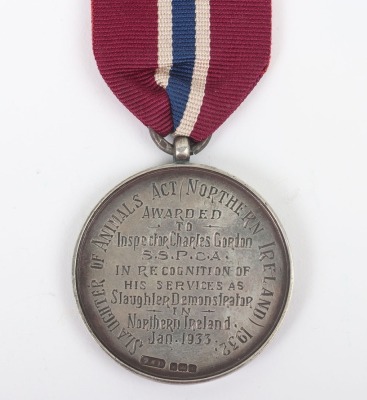 An unusual silver medal from the Ulster Society for the Prevention of Cruelty to Animals - 3