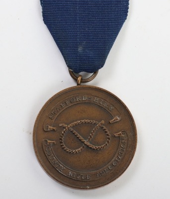 Staffordshire Rifle Association Prize Medal - 6