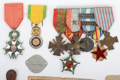 France - WW2 French Resistance Fighter Legion D'Honeur Medal Group, Badges and Ephemra, Roger Gerard - 2