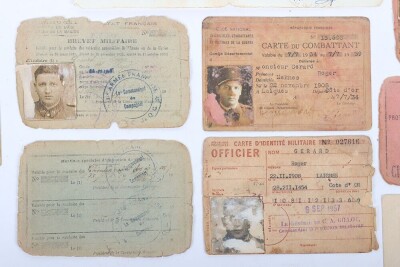 France - WW2 French Resistance Fighter Legion D'Honeur Medal Group, Badges and Ephemra, Roger Gerard - 7
