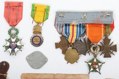 France - WW2 French Resistance Fighter Legion D'Honeur Medal Group, Badges and Ephemra, Roger Gerard - 11