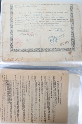 France - WW2 French Resistance Fighter Legion D'Honeur Medal Group, Badges and Ephemra, Roger Gerard - 19