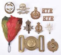 Military Buckle and Badges