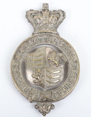 Victorian 4th Middlesex Rifle Volunteers Cross Belt Plate