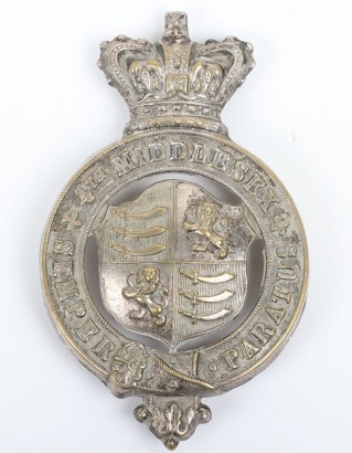 Victorian 4th Middlesex Rifle Volunteers Cross Belt Plate